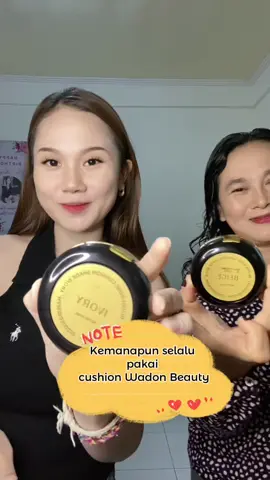 Mau pergi kemana pun pokoknya wajib pakai cushion dari @Wadon Beauty Center 😍 #fyp #viral 
