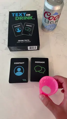 the most savage game 🤣 #drinkinggame #textordrink #fyp 