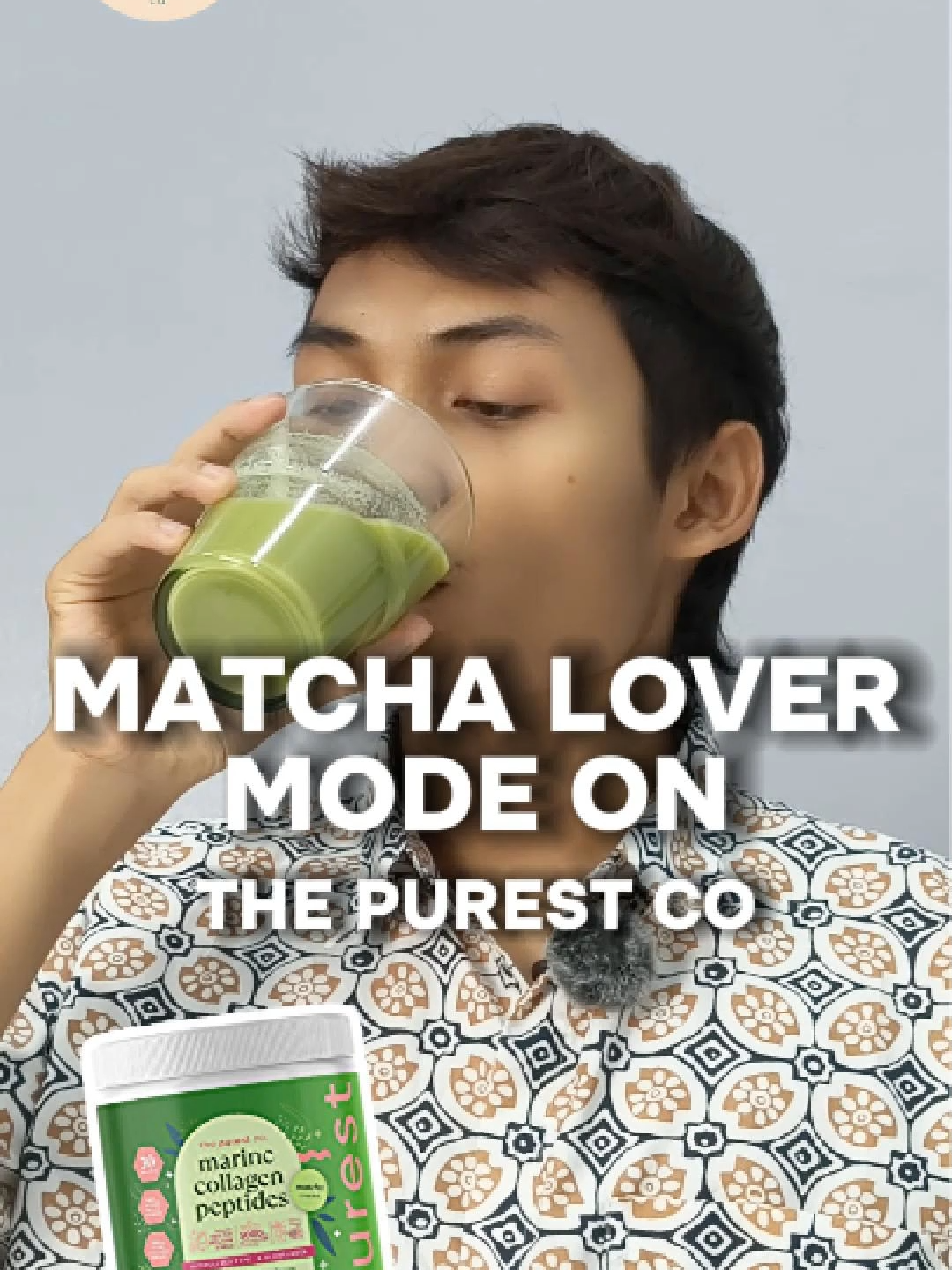 POV: You’re a true matcha lover 🍵💚 — sip Marine Collagen Peptides Matcha Drink by The Purest Co! ✨ Smooth, calming, and packed with beauty-boosting collagen 💆‍♀️ Perfect for your daily glow & zen vibes 🌿 #MatchaLovers #ThePurestCo #MarineCollagen #CollagenDrink #MatchaAddict #HealthyGlow #DailyRitual