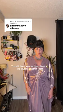 Replying to @suburbanrebirth There’s something about these dresses that awaken your divine femininity ✨💫 effortless, magnetic, and untouchable #kaftan #divinefeminineenergy #ethereal #feminineenergy 