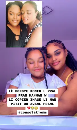 M te ka pedi tèt mwen sim pat genyen w Lèm pedi Manman m, Dear Daughter Thank you for Saving me 💞 #momanddaughters