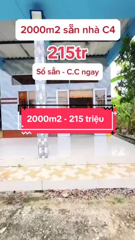 Hơn 2000m2 - Tặng nhà cấp 4. Lh Em ngay #xuhuong #xuhuongtiktok #batdongsangiare #datnengiare #bđssaigon 
