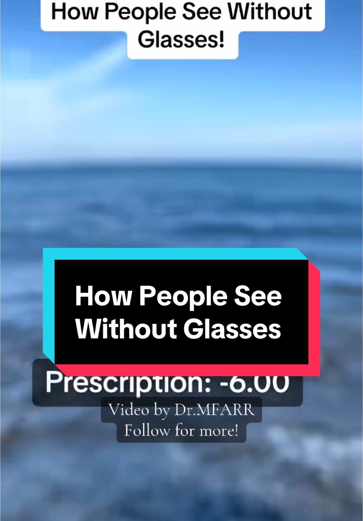 How People See With Myopia! #eyeexam #eyes #eyetest #vision #optometry #optometrist #doctor #eyedoctor #visual #myopia #nearsighted #optics #optical #eyeexam #eye 