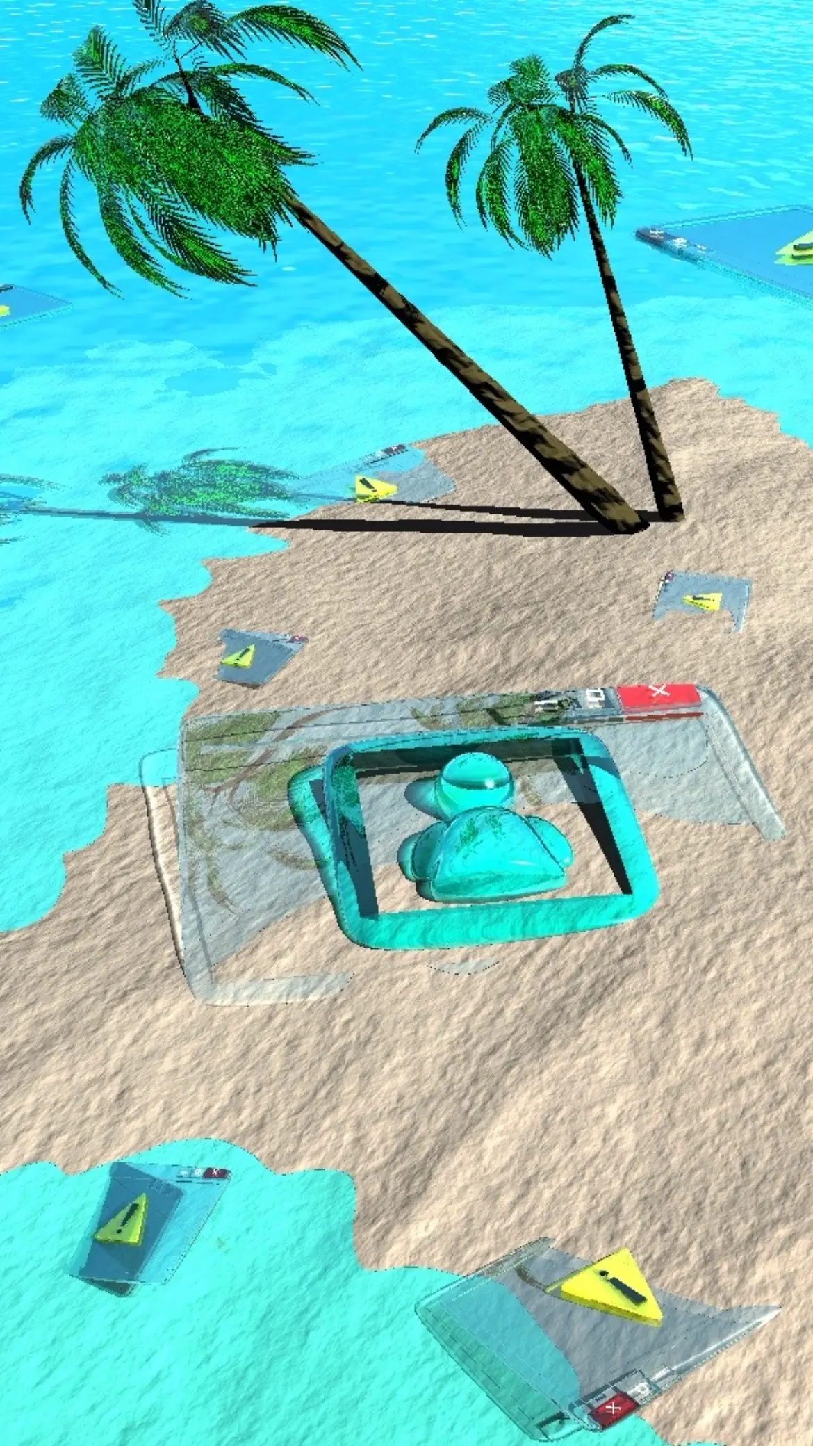 A new set of renders created by me in Bryce3D. Generally inspired by frutiger aero, but mixed with a few other aesthetics here and there. I really like the idea of grungey or “abandoned” Frutiger aero, so I’m going to try that until I get it right.  Bryce provided an extensive Deep Texture Editor that allowed users to move far beyond simple image maps. This powerful visual node-based system enabled artists to layer, mix, and apply procedural textures based on fractal noise functions, not static images. This feature was fundamental to creating Bryce's signature materials, such as realistic rock strata, infinite metallic surfaces, or complex, self-illuminated gaseous materials that looked perfectly detailed regardless of how close the camera zoomed to the object. #bryce3d #retro #cgi #frutigeraero #aesthetic 