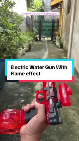 Electric Water Gun With Flame effect
