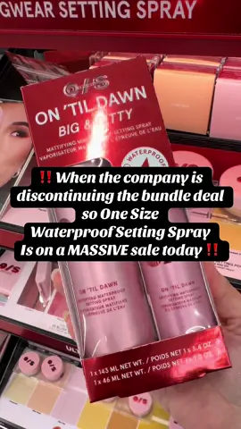 MASSIVE SALE!!  Check it out before it’s gone!! 🚨 @ONE SIZE BEAUTY  #fyp #onesizebeauty #tiktokmademebuyit 