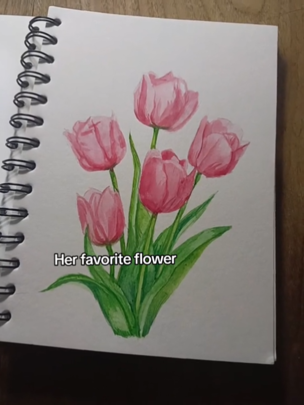 Her favorite flower is 