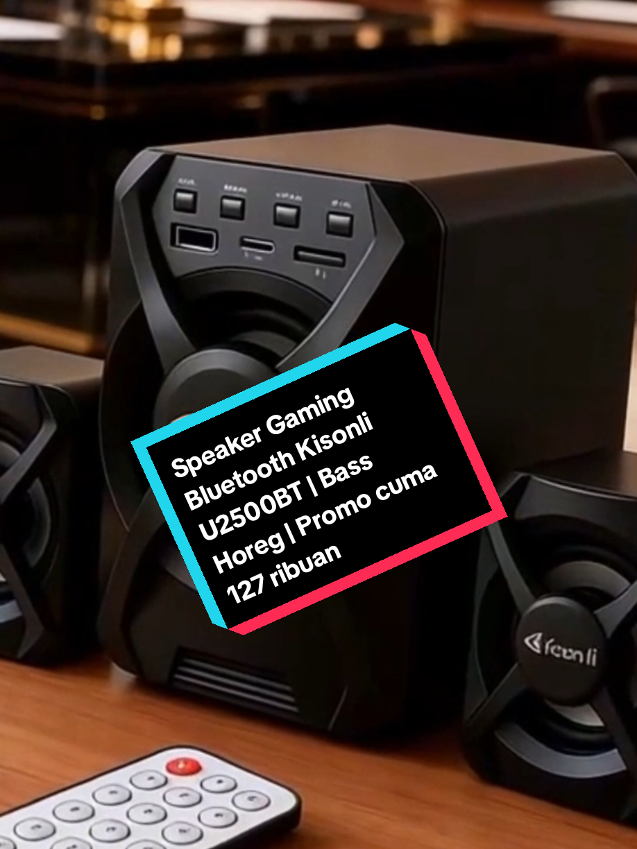 Speaker Gaming Bluetooth Kisonli U2500BT | Bass Horeg | Promo cuma 127 ribuan #speaker  #speakerbluetooth  #speakers  #kisonli 