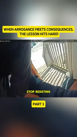 When arrogance meets consequences, the lesson hits hard!#cops #police #bodycam #bodycamcops #bodycampolice 