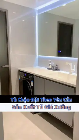 Tủ lavabo máy giặt tiện lợi #cmthanhdat #lavabo #nhadep #thietbivesinh #nhatam 