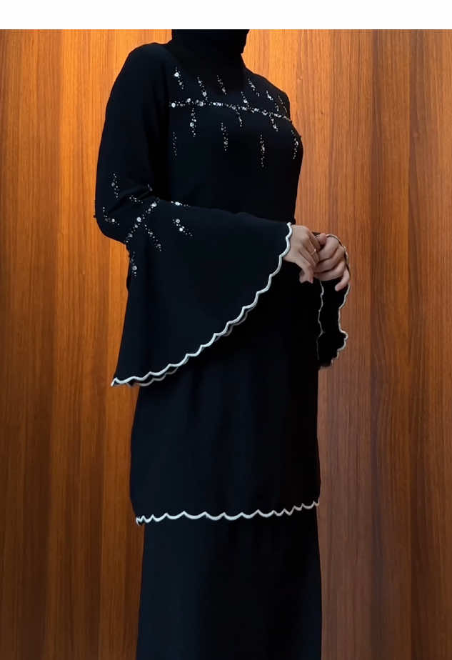 Melayu look with flare sleeves ✨ #cerutydress #dresskondangan #melayulook 