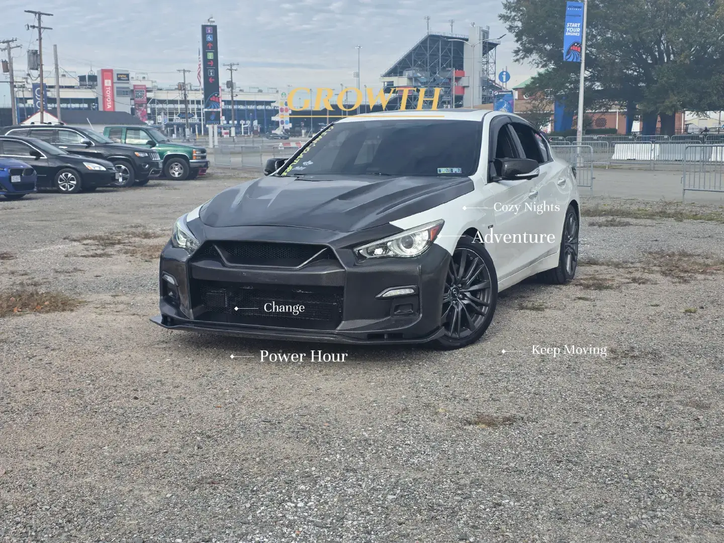 next week is going to be a crazy upgrades for this car! #redsport #q50s #vr30 