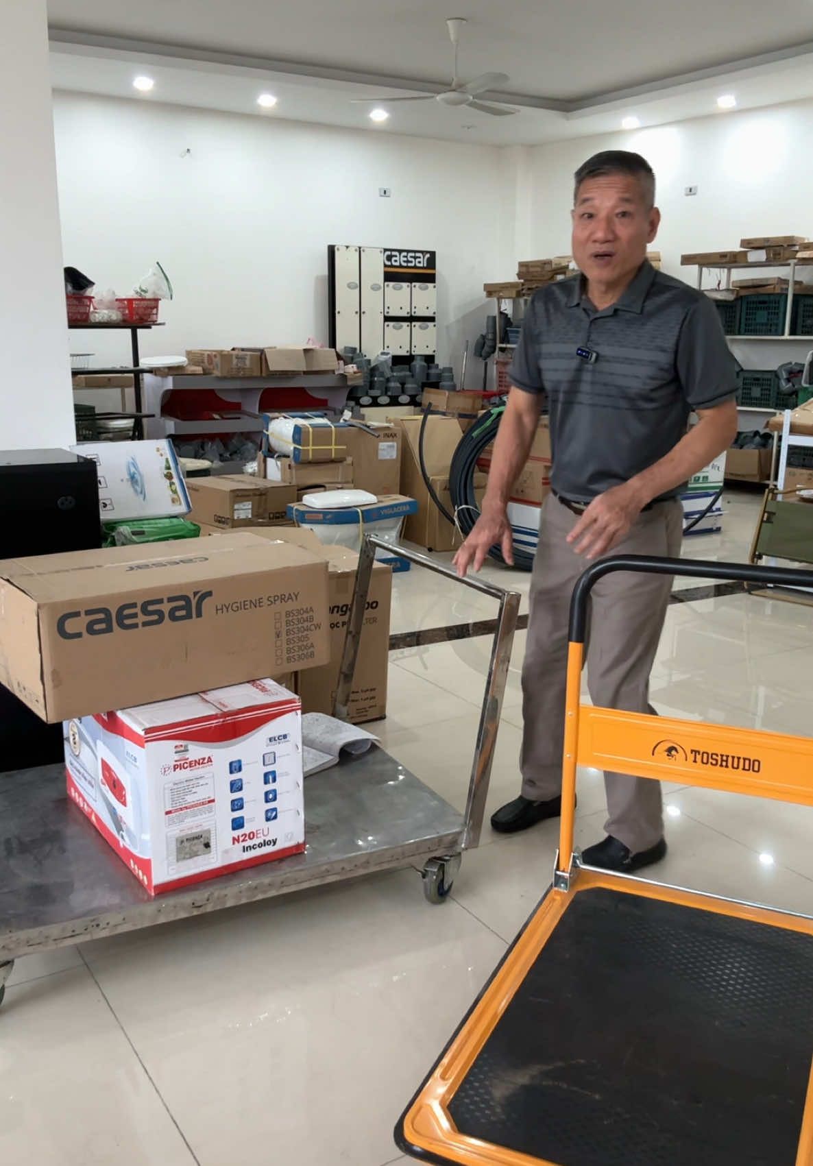 Xe Đẩy Hàng TOSHUDO Thép Bánh cao su đặc chịu tsir 150 kg xoay 360• xedayhabg4banh #xedayhsngxoay360• #xuhuong #thinhhanh 