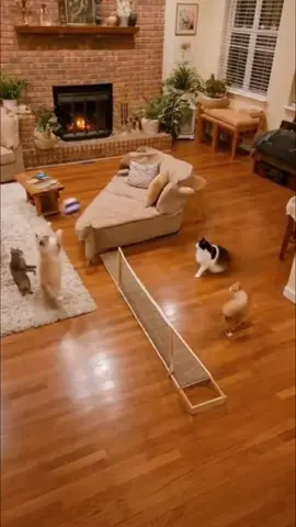 Cats playing volleyball 😹🏐 #cat #volleyball 