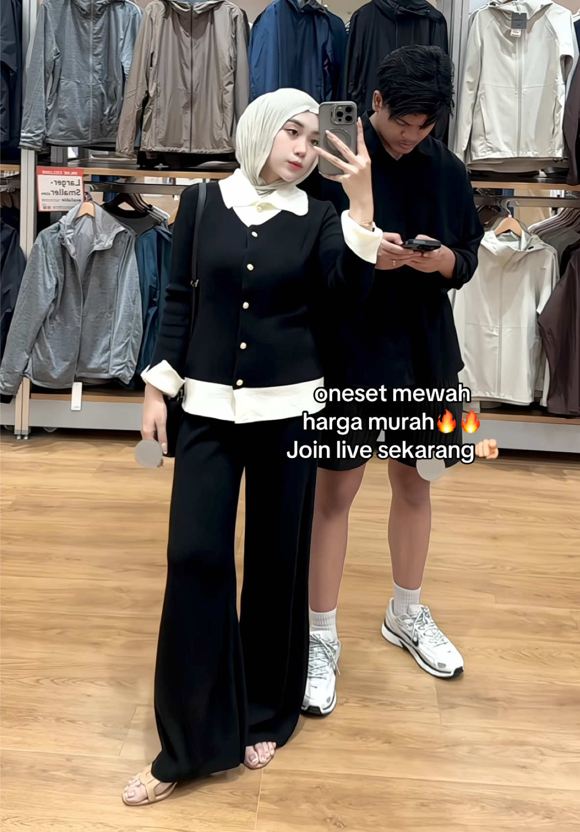 Membalas @Andini dayanti ga join live nyesel sih, oneset kekinian harga ambyar🔥 #oneset #onesetkekinian #cardigan #cardiganrajut #fyp 