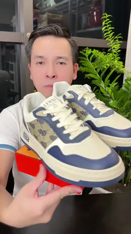 Giày Sneaker Giày Da Nam Cao Cấp, Đế Bằng Shoes Nhung Jean