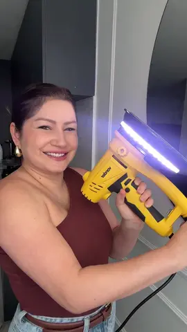 Lixadeira de Parede  1000W com Led e coletor de poeira drywall, e gesso de teto