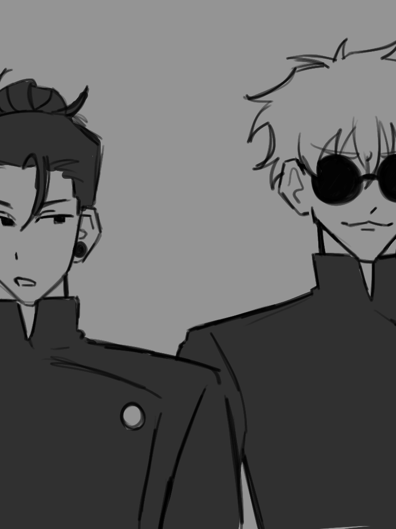 algo rapido y simple  . . . #fanart #jjk #gojousatoru #getosuguru #kubzscouts