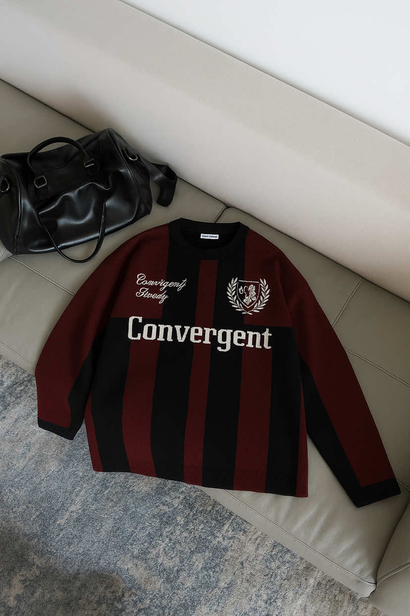 CONVERGENT JERSEY KNITWEAR CARDIGAN✨ #convergent#knitjersey 