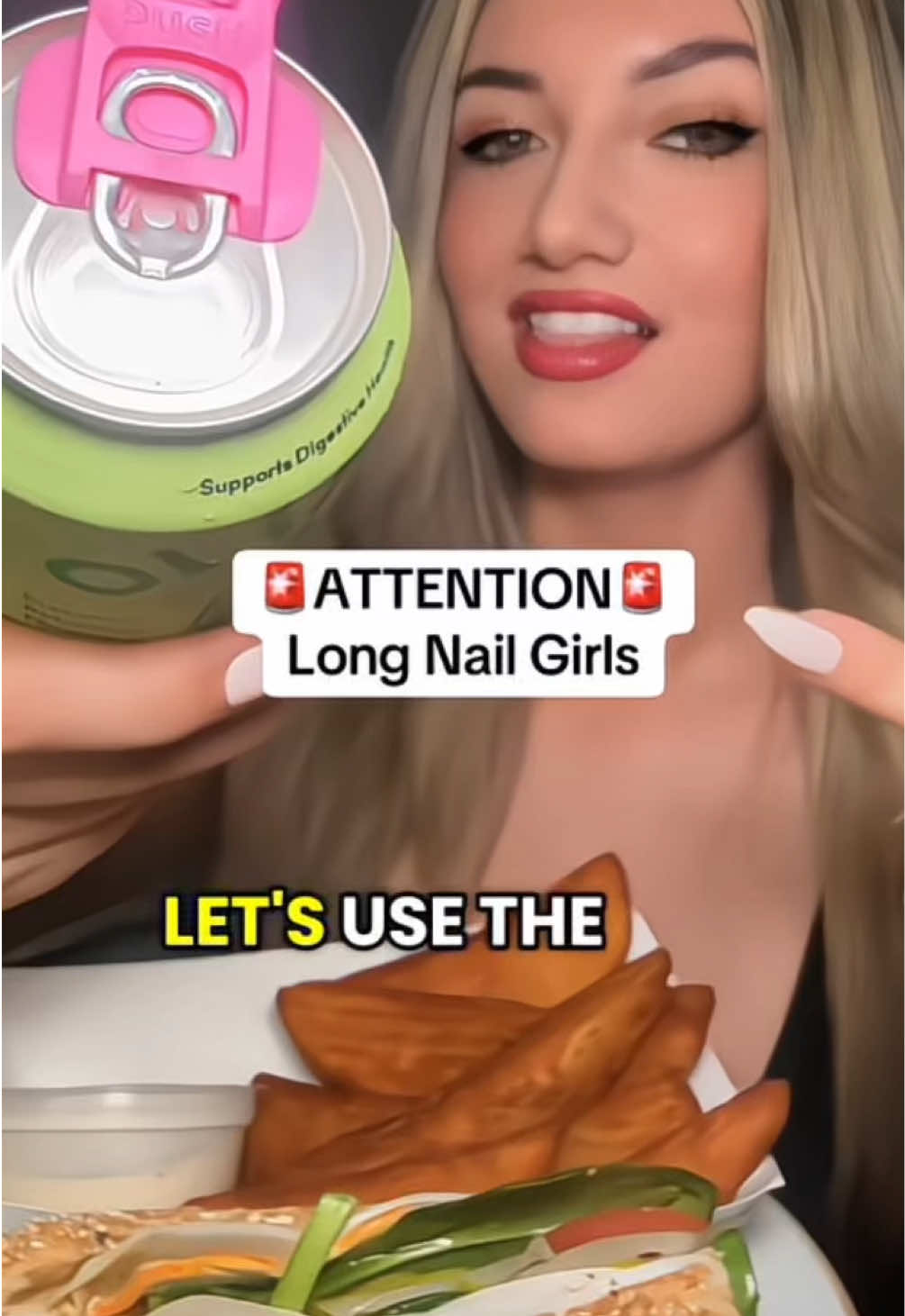 Say goodbye to broken nails! 💅🏻 #tiktokmademebuyit #tiktokshop #soda #olipop #asmr  @OLIPOP @Publix 