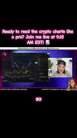 Morning Crypto Charting: Live at 9:15 AM EST! 📊✨ Join me for live Bitcoin and crypto TA every weekday at 9:15 AM EST! Let’s break down those charts together and get ahead of the market moves. See you there! 💪🚀 #tiktoklive #livehighlights  #Bitcoin #Crypto #Trading 