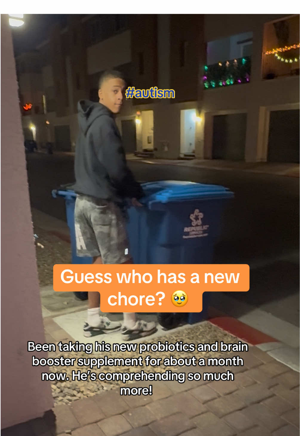 That probiotic and brain booster really makes a difference!!! He’s understanding way more now and comprehending quicker! Im so proud of Messiah. #probiotics #autism #autismawareness 