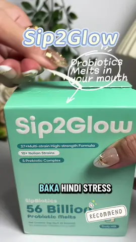 Bloated? Laging pagod? Baka hindi stress — baka gut mo yung problema!  Try mo tong SipBiotics, melt-in-your-mouth probiotics na game changer sa energy, mood, at digestion!#sip2glow #probiotics #guthealth #solution #guthealthtips 