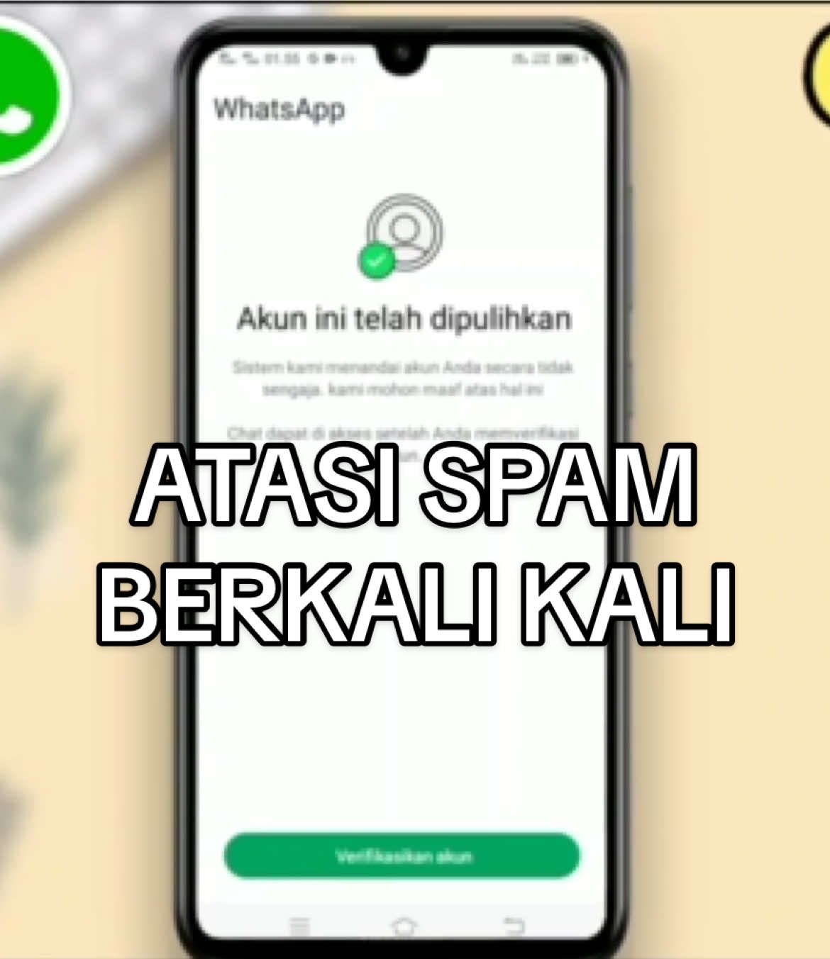 Cara Membuka Wa Yang Diblokir Karena Spam __ Cara Memulihkan Wa Yang Terkena Spam !! #PulihkanWhatsApp #CaraMengatasiWhatsApp #TutorialWhatsApp #wakeblokir 