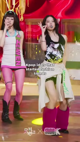 Kpop idols that started fashion trends #tzuyutwice #lisablackpink #wonyoungive #KPop #Viral 