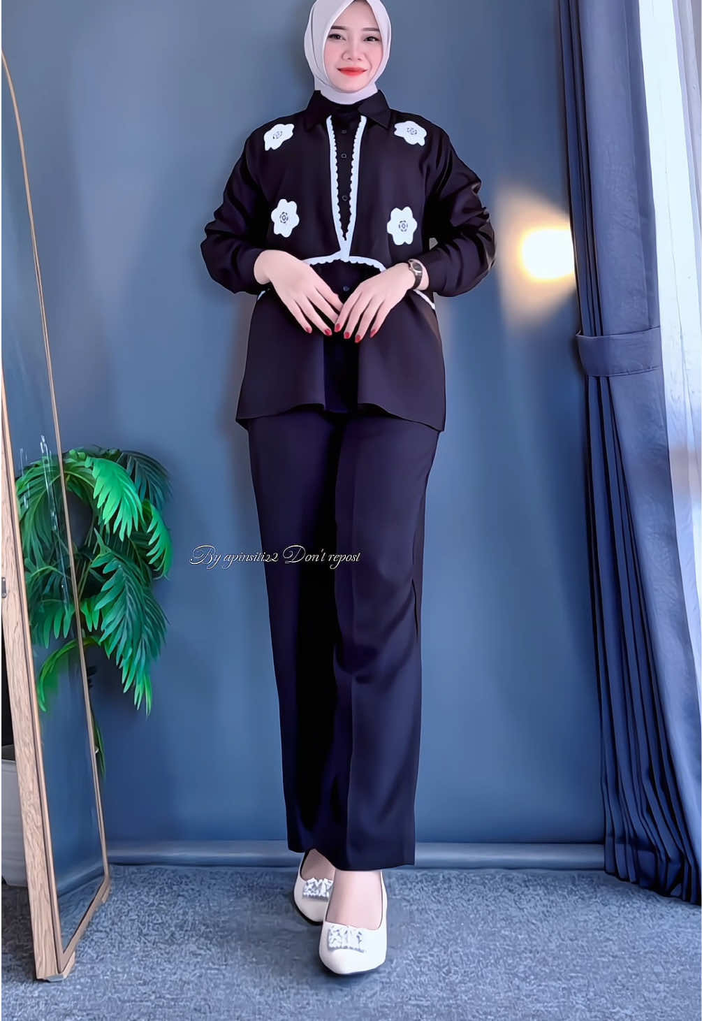 One setnya Real pick😻 Bahanya adem, tebal, tidak nerawang 🤩✨ #onesetwanita #setelanwanita #setelankekinian #rekomendasioutfit #fypシ 