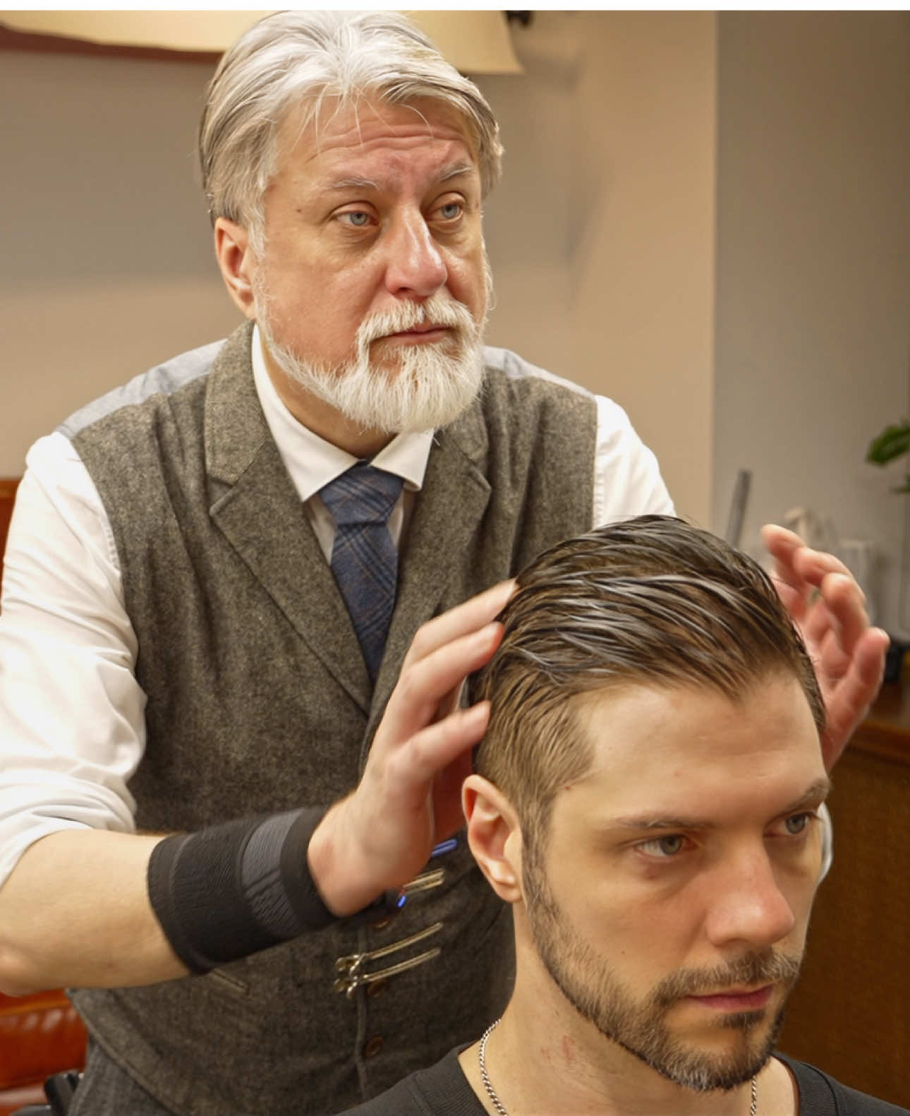 💈(ASMR) He Perfected the Classic Barber Cut – Master Barber in Saint Petersburg Location: St. Petersburg, Malaya Konyushennaya 11,  barbershop Chop X Chop #asmr #asmrsounds #asmrvideo #yesplzasmr #longervideos  