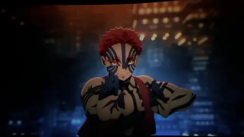 akaza vs giyu + mark full fight #anime #demonslayer #fyp #infinitycastle #akaza 