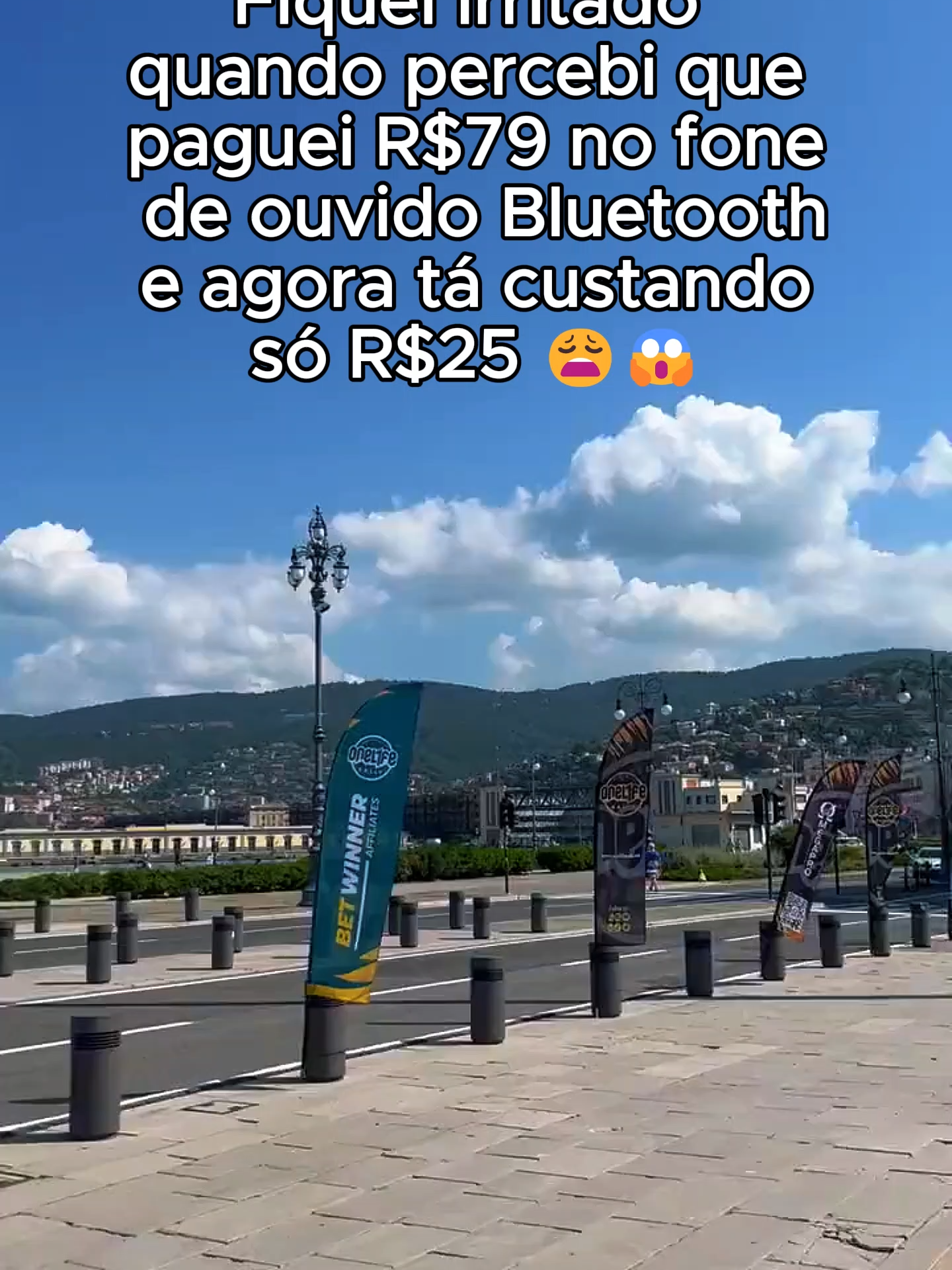 Fone de ouvido Bluetooth TWS #tiktokshop #vídeosvirais