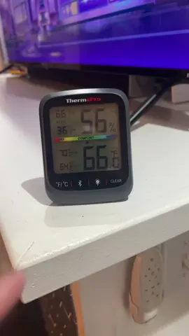 🔥Keep your comfort dialed in year-round! The ThermoPro Bluetooth Hygrometer Thermometer gives you real-time temp + humidity readings right from your phone. 💧No more guessing—track trends, get alerts, and make your home feel just right. #smarthome #thermapro #climate #homegadgets #homecomfort  