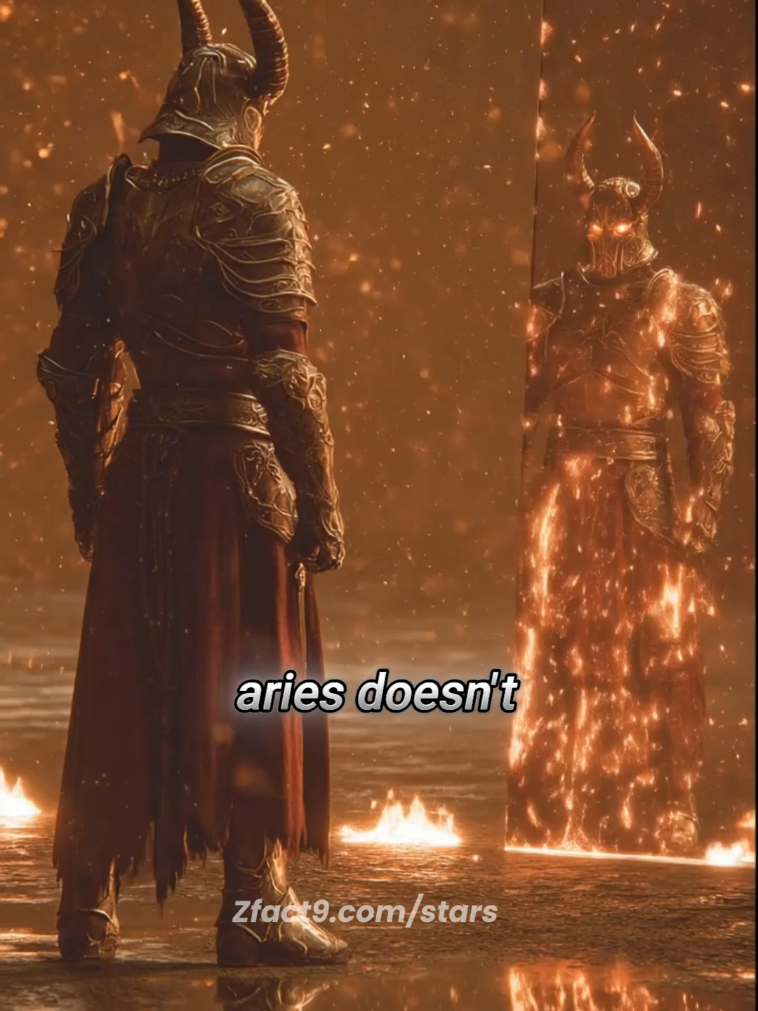 Aries Doesn’t React, They Mirror You Back 😌♈ #Aries #Zodiac #ZodiacFact #zfact9