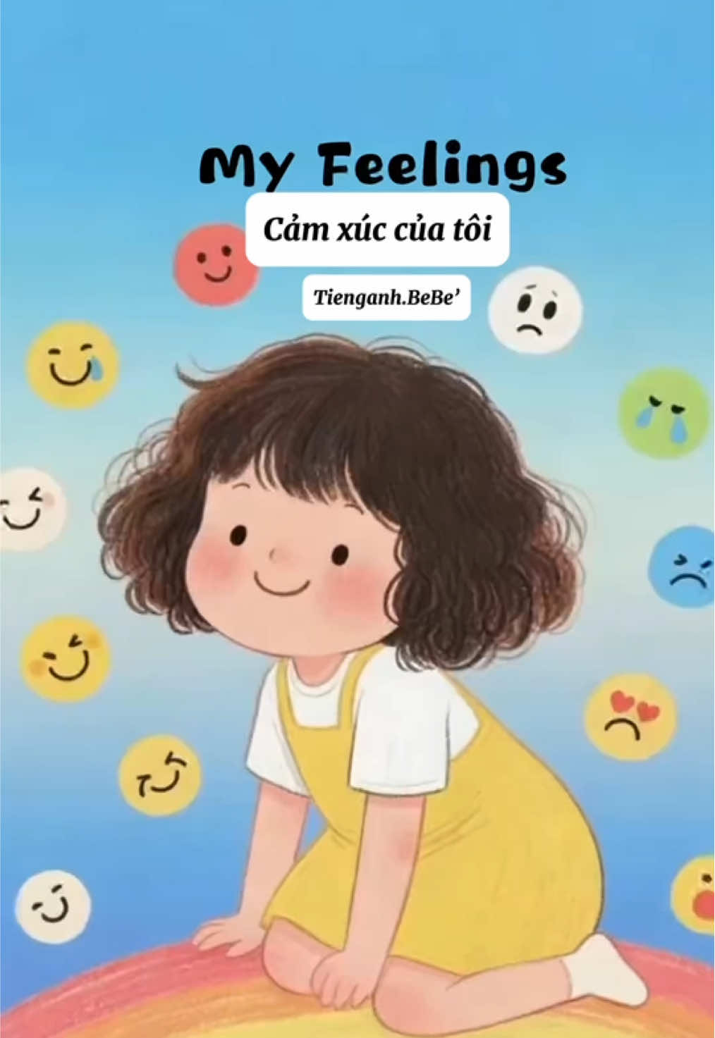 Các mom dạy các con bài học nói về cảm xúc của mình nhé #tienganhchobe #tienganhmoingay #tienganhchonguoimoibatdau #tienganhbebe 