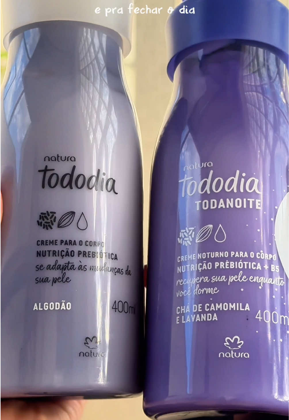 Natura Friday 💜 Escolhi o creme corporal Tododia Algodão — pele macia, cheirinho leve e aquele toque de conforto ✨ E à noite, o Todanoite pra encerrar o dia do jeitinho que eu amo 💤💆🏻‍♀️ Aproveita que tá rolando desconto de até 30% na linha corpo no site e app da Natura 🛍️ a partir do dia 30/10, a cada R$119 em compras, a Natura reverte R$1 pra projetos socioambientais 🌱💚 #NaturaFriday #Natura #Tododia #Autocuidado #NaturaBrasilOficial @Naturabr 