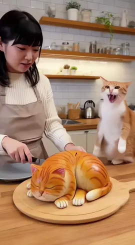 #cat #funny #catsoftiktok #cats #cake 