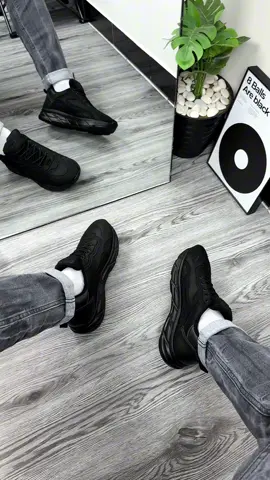 Sepatu full hitam sneakers pria #sepatusneakers #sepatufullhitam 