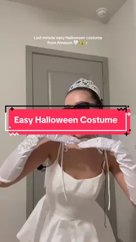 Me? A princess? Shut up!!✨👸🏻 Here’s a super easy Halloween costume idea - wear any white dress and grab the accessories from Amazon! All linked on my LTK🤍 #creatorsearchinsights #lastminutehalloweencostumes #halloweencostumeidea #halloweencostumes #easycostume @Amazon Fashion @Amazon Influencer Program 