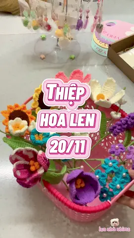 🧶Thiệp hoa len nhà Nhims🌸#moclen #xuhuong #handmade #lennhanhims 