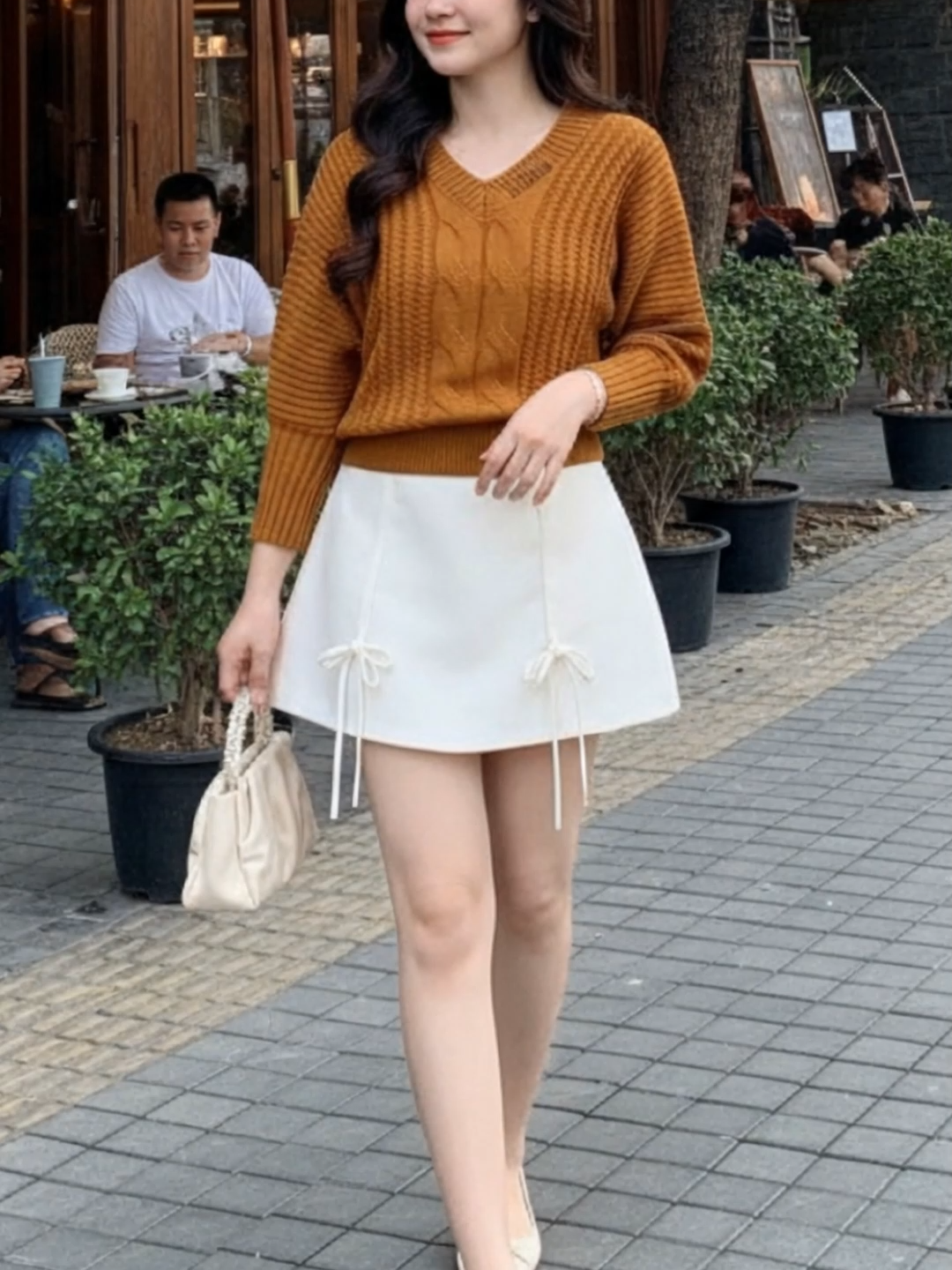 Mẫu mới - Áo len Cánh dơi vặn thừng giữa, Cổ tim thanh lịch, Chất len cao cấp #áolencánhdơichebắptay #áolenvặnthừngcổtim #cáchphốiđồáolenthanhlịch #áolenthuđôngkiểuhànquốc #áolencổtimmặcđilàm