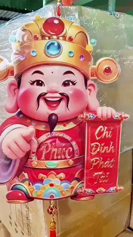 Ông THẦN TÀI_CHỈ ĐỊNH PHÁT TÀI 6D treo Tết #phukientrangtritet #trangtritet2026 #decortet #phukiengiasi #ongthantai 
