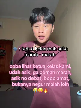 ketua kelas kami beda