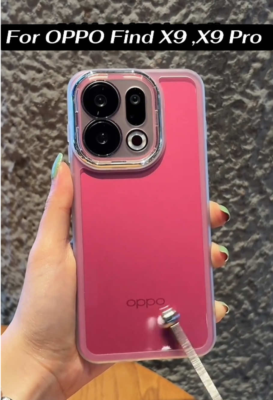 เคสกันกระแทกตัวอย่างใสพร้อมฟิล์มครอบกล้องสําหรับ OPPO Find X9 ,X9 Pro Case #เคส #เคสโทรศัพท์ #oppofindx9 #oppofindx9pro #cameraprotector 