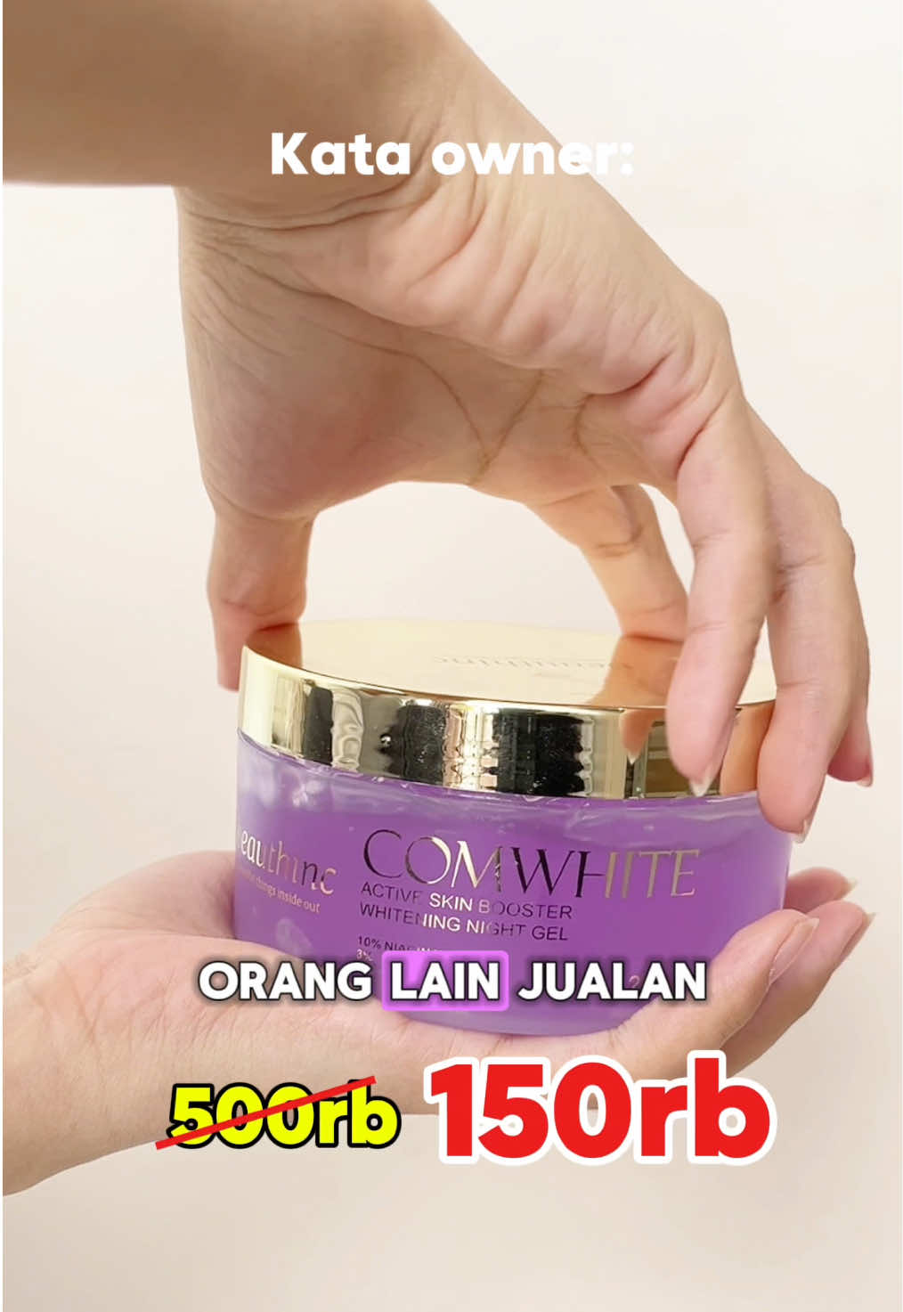 Terbukti kan kalau HB dosting (dosis tinggi) ini bagus banget buat perawatan kulit harian💜🍇 #promomakangajian #GlowingWithBeauthinc #bodycareviral 