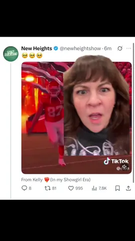 Oh hi @New Heights!?! 🥹🥹 #tayvis #TSTheLifeofaShowgirl  #traviskelce 