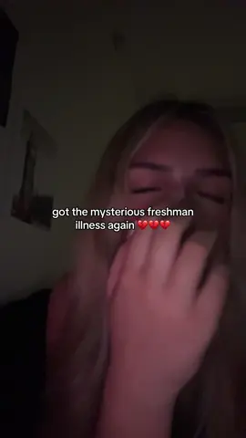 Why’s everyone sick #freshman #college #sick #flu #cold 