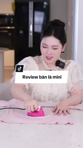 Review bàn là mini có hiệu quả như quảng cáo?#tranganna #review #xuhuong #banlamini 