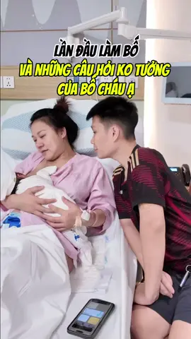 Những câu hỏi đầu tiên của thanh niên lần đầu làm bố ạ 🥺 #Lylàmmẹ #giadinhlyly #family #điđẻ #mẹbirm 